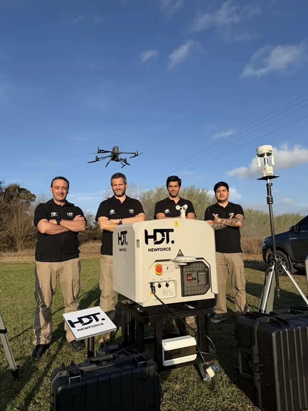 HDT NewForce, Grupo Confluencia y Drone Ai Services avanzan con un proyecto de drones e IA