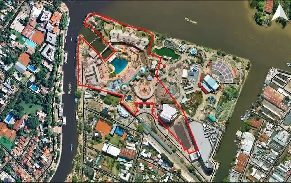 La parte del Parque de la Costa que pertenece al Estado y el Gobierno quiere vender