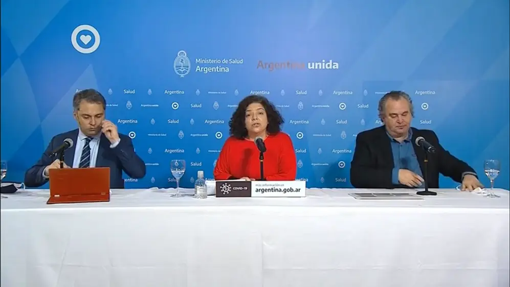 El informe diario del ministerio de Salud comienza con los datos de la jornada anterior