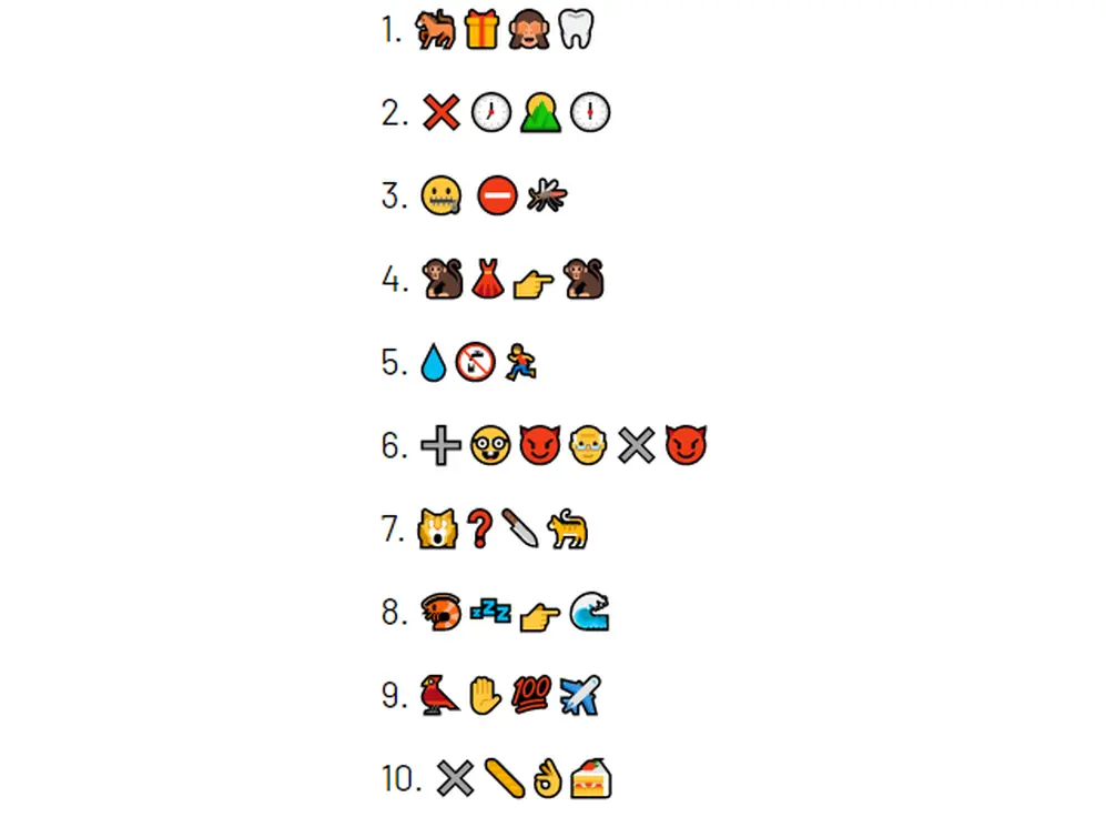 Qué refranes representan estos emoticones