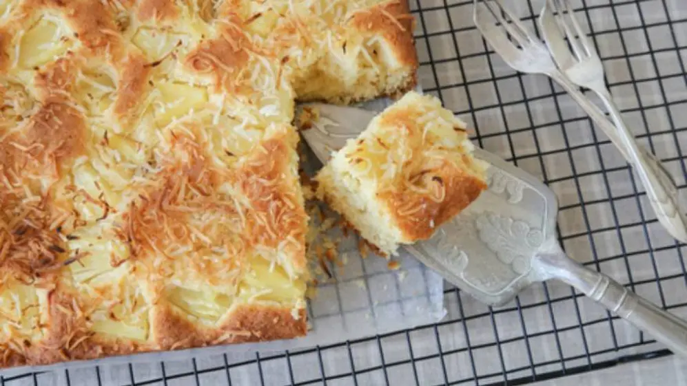 Torta de mandioca y coco