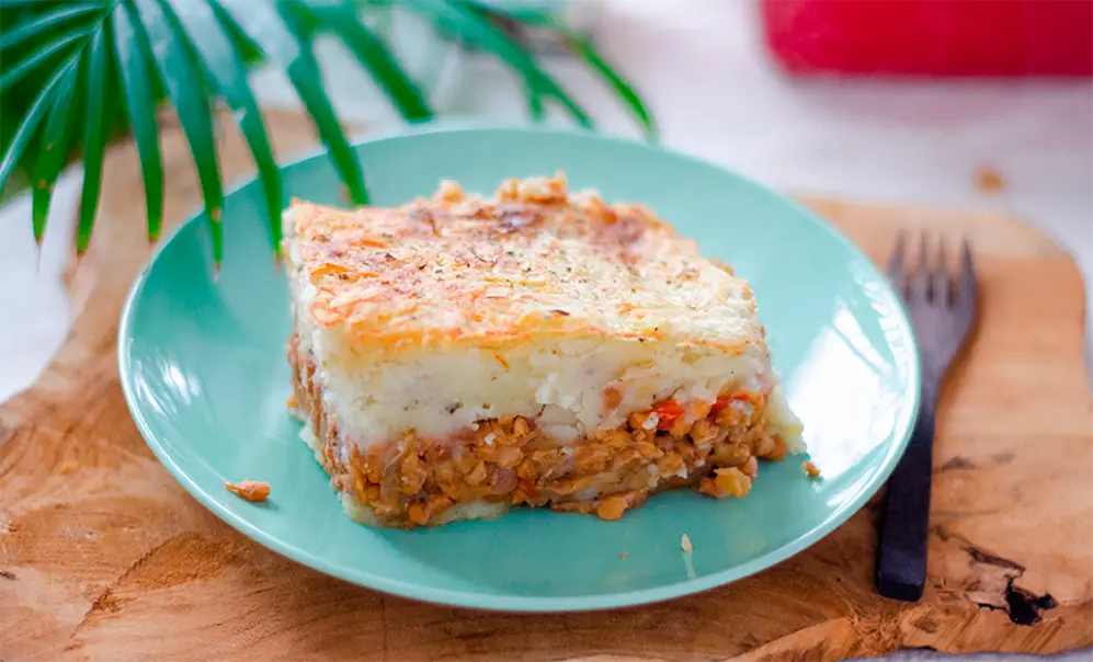 Existe la forma de reemplazar la carne en el pastel de papa y una buena opción son las lentejas