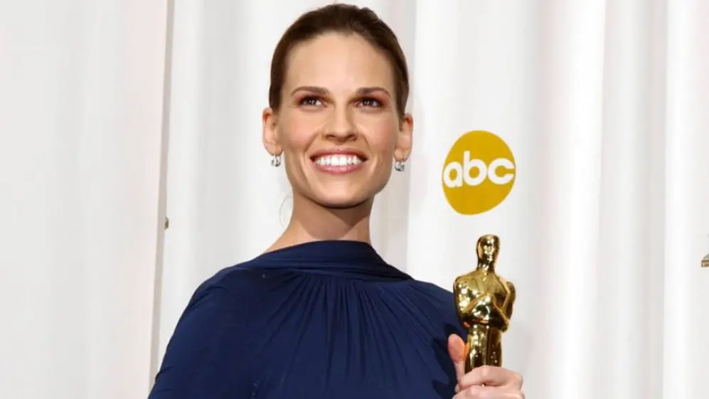 Hillary Swank ganó dos veces el premio Oscar