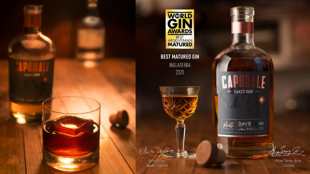 Dos de sus variantes de gin patagónicas fueron premiadas por World Gin Awards