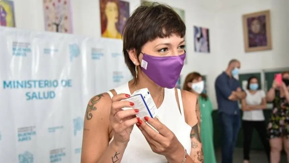 Mayra Mendoza aclaró que no había heridos y que el fuego estaba controlado