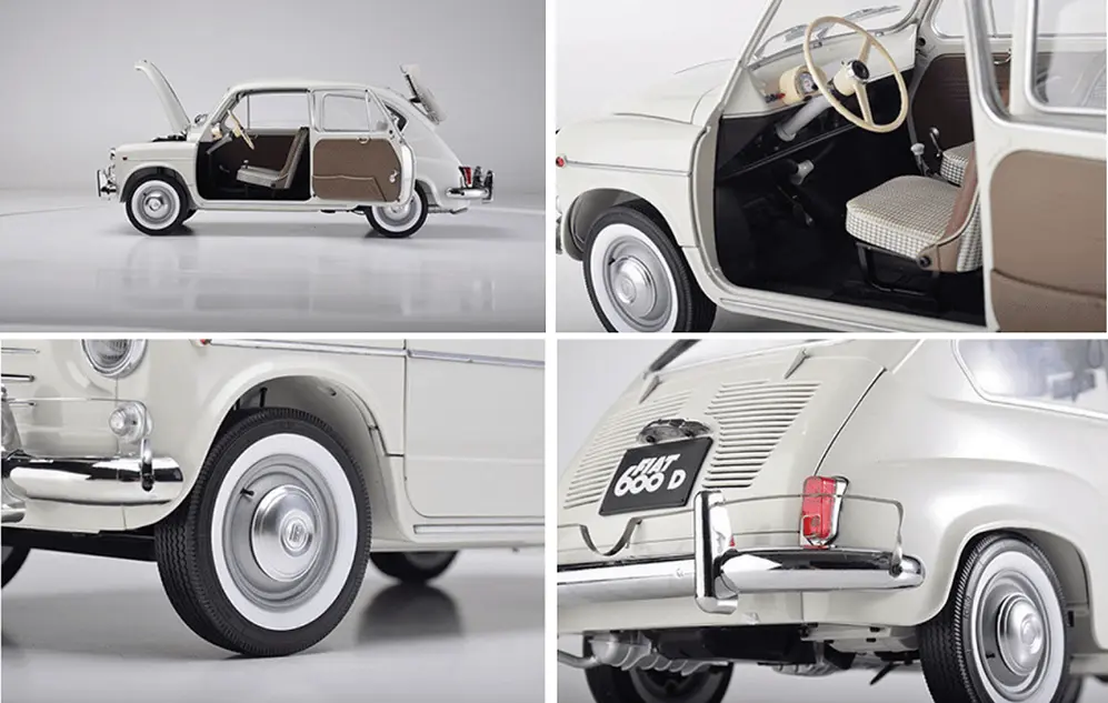 El Fiat 600 se caracterizó por ser uno de los chicos más populares.