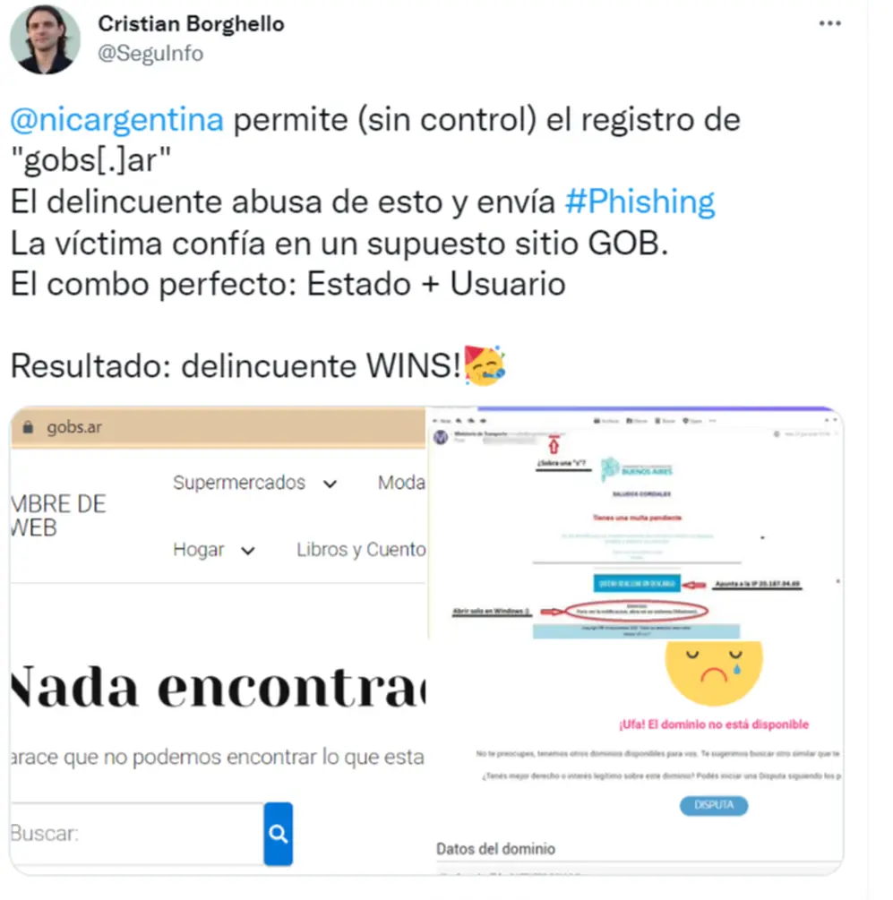 El tuit del experto