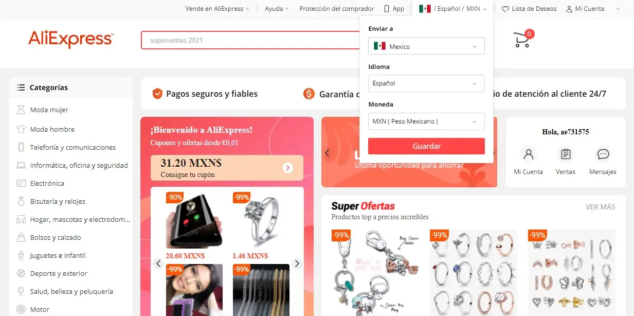 Pagina china para comprar por internet top