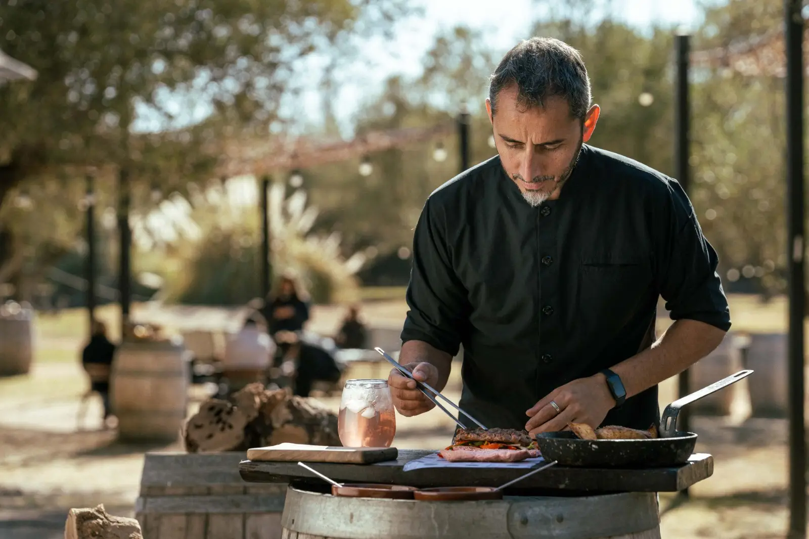 Lucas Bustos, chef de la bodega.