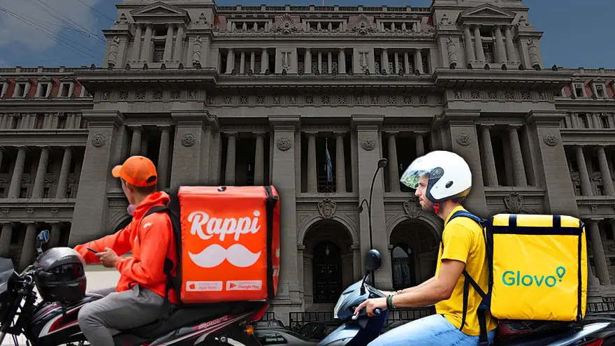 El Gobierno quiere regular a las apps de delivery establecer 