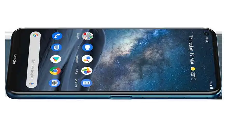 El Nokia 8.3 5G ejecuta la última versión de Android 10 totalmente puro.