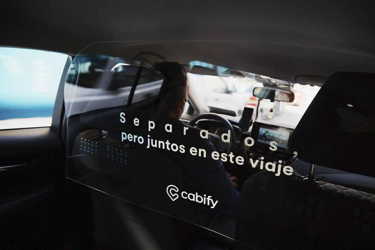 Las mamparas fueron una de las primeras medidas que implementaron las apps de movilidad en el marco del coronavirus