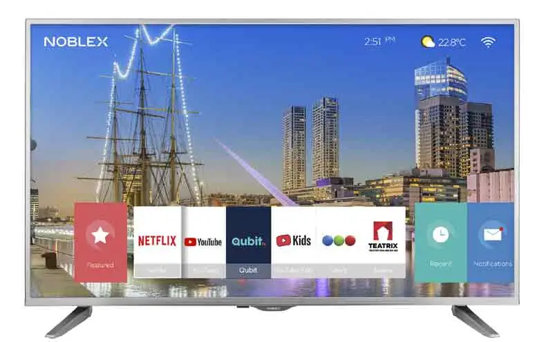 Noblex lanza un TV con varios servicios de streaming integrados.