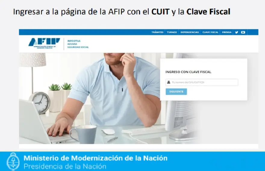 A través de Trámites a Distancia TAD se entra a otros sitios de Presidencia.