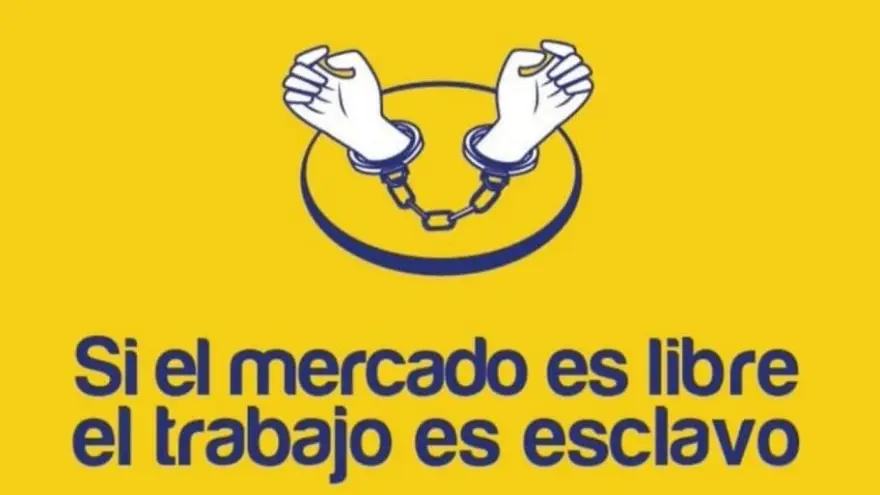 Este mensaje muestra que, si bien se levantaron los bloques a los centros de distribución de Mercado Libre, el conflicto no afloja