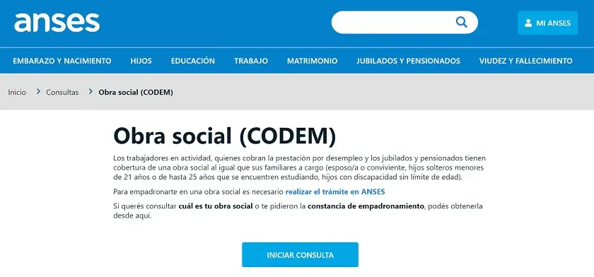Cómo se obtiene el CODEM - ANSES