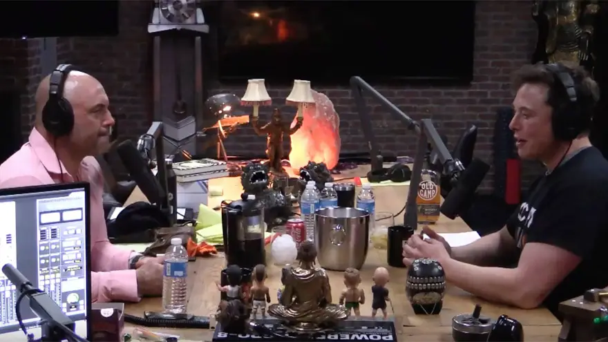 Elon Musk habló con Joe Rogan, uno de los entrevistadores más reconocidos de los Estados Unidos.