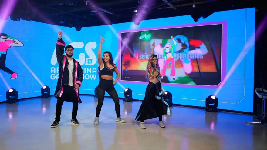 Baile en la presentación del próximo Argentina Game Show.
