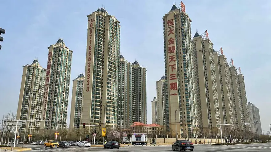 Evergrande, otra de las empresas en crisis.
