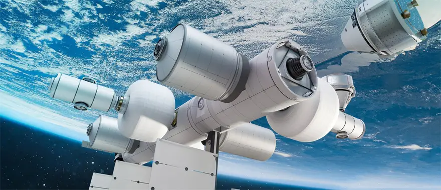 Orbital Reef estará en una órbita más alta quela de la actual ISS y albergará a 10 personas.