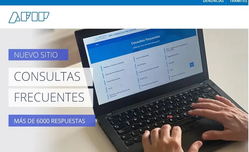 La AFIP renueva el sitio de consultas frecuentes