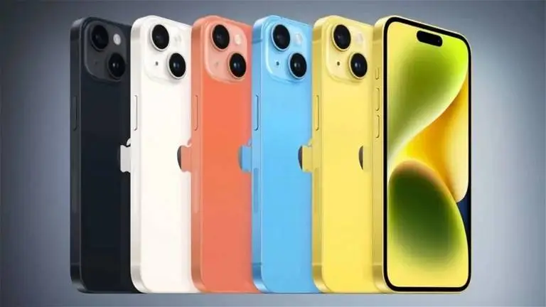 El iPhone 15 está disponible en 5 colores.