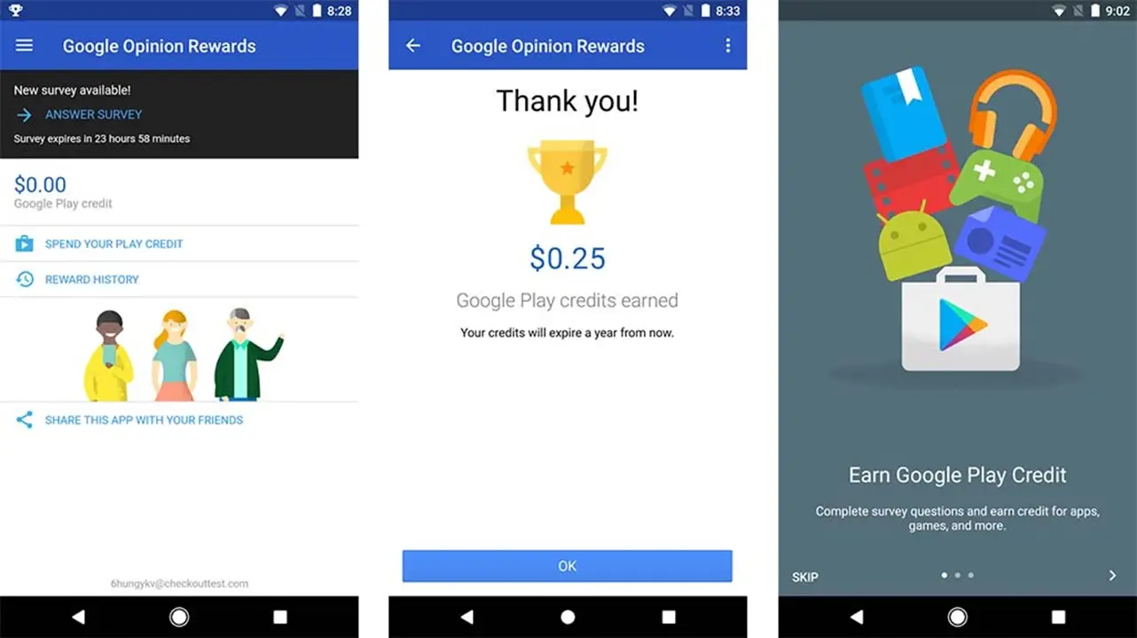 Google Opinion Rewards, una interesante opción para generar plata de una manera sencilla y tener un ingreso extra