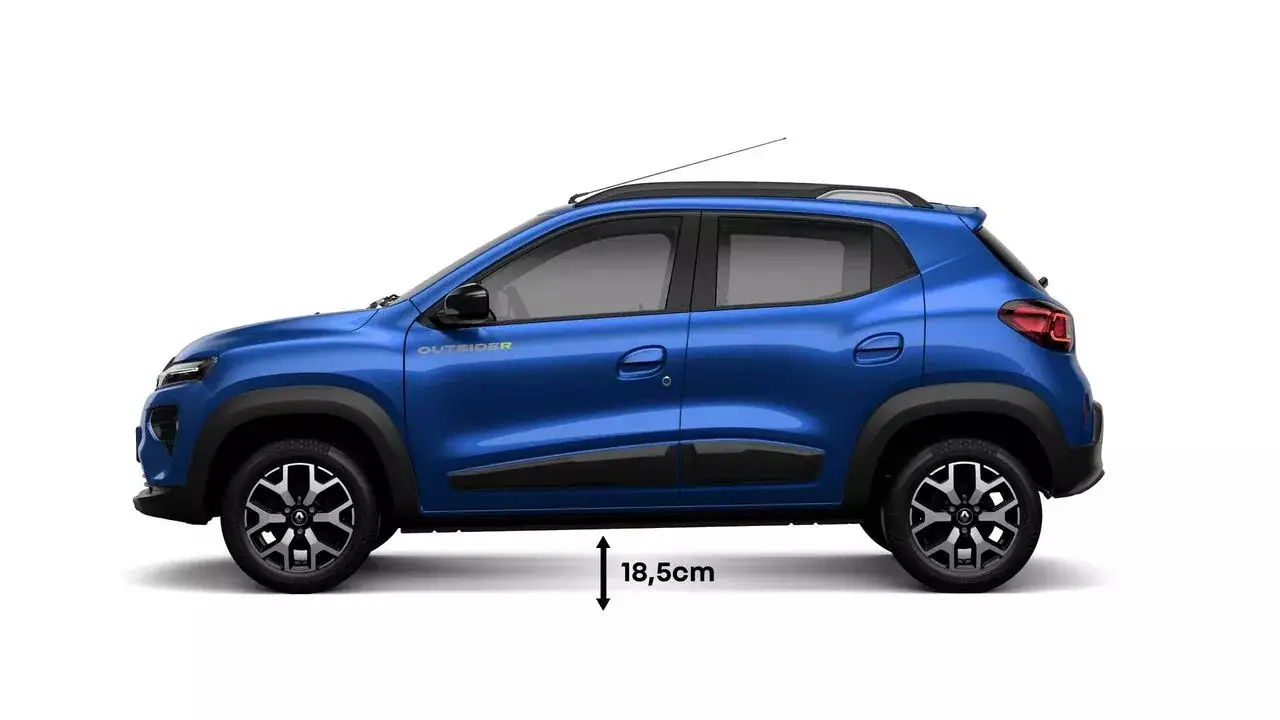 El despeje del suelo es una ventaja del auto Kwid para andar por diferentes terrenos.