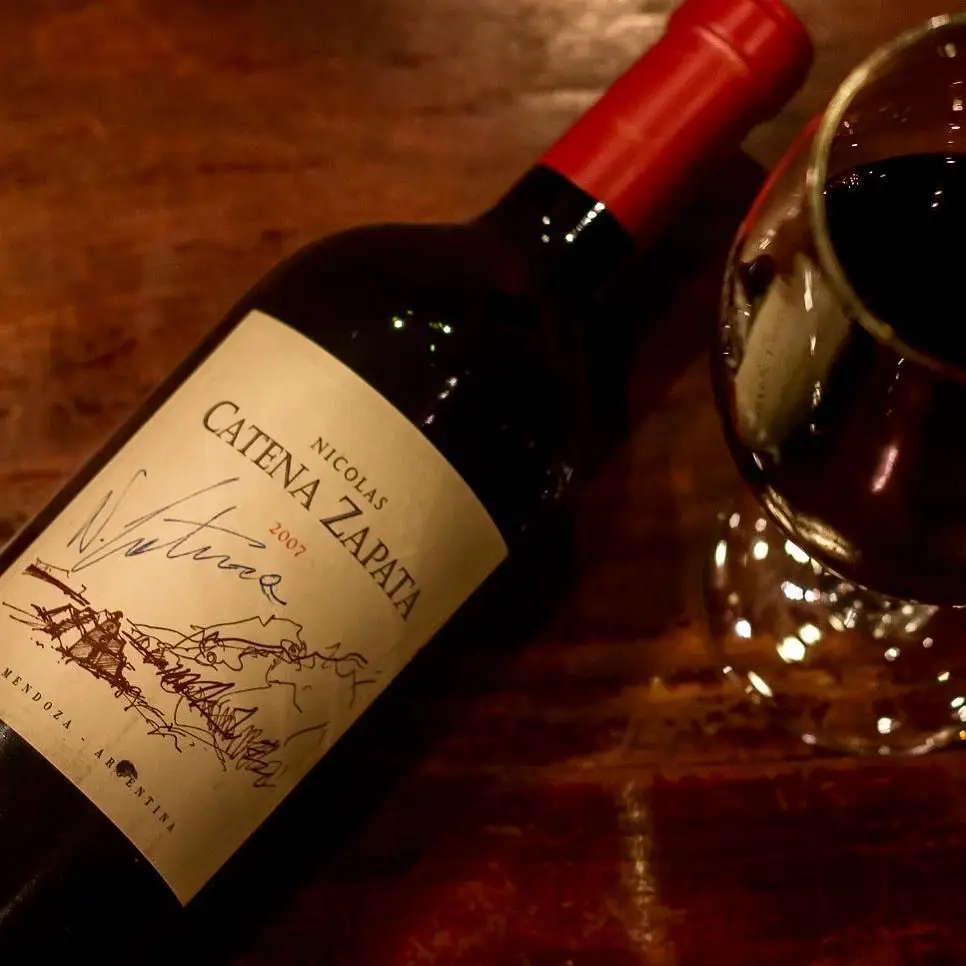 El vino de la bodega Catena Zapata es uno de los exclusivos  