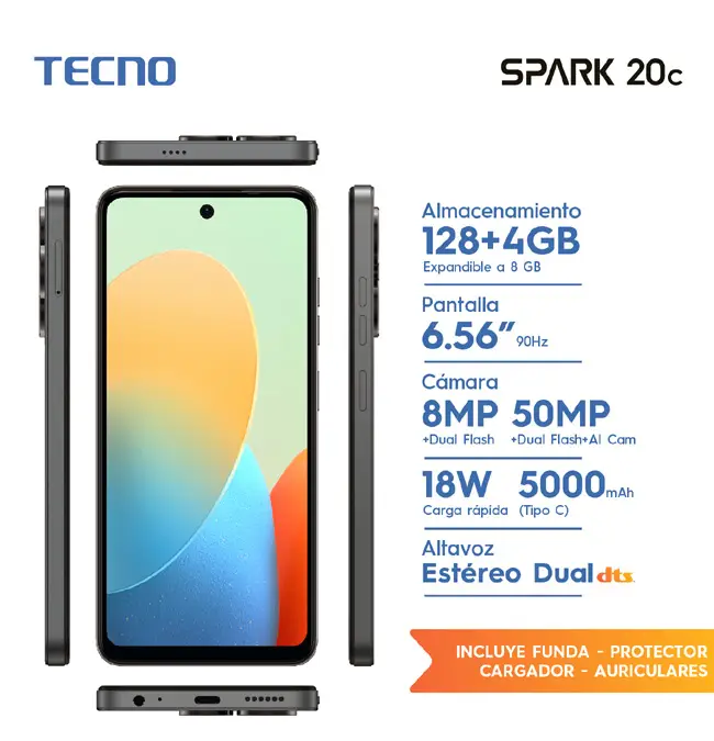 Ficha técnica del Spark 20C.