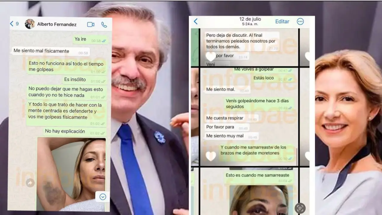 Los chats de Alberto Fernández con Fabiola Yañez que confirmarían la agresión