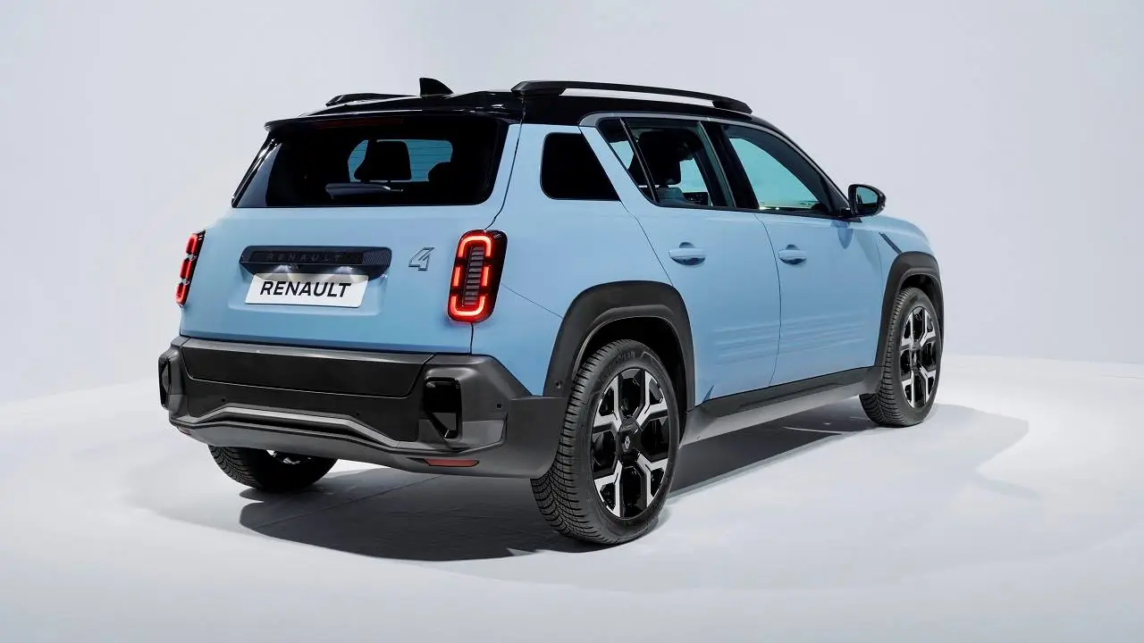 Renault 4 E-Tech, el nuevo auto eléctrico de la marca francesa. 