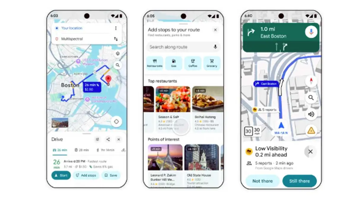 Google Maps te mostrará exactamente en qué carril debes circular.