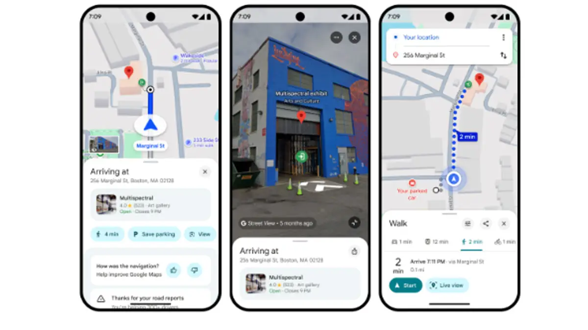 Google Maps te mostrará estacionamientos cercanos y te recordará el lugar donde dejaste el vehículo.