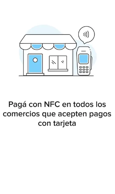 NFC se puede utilizar en comercios que acepten pagos sin contacto.