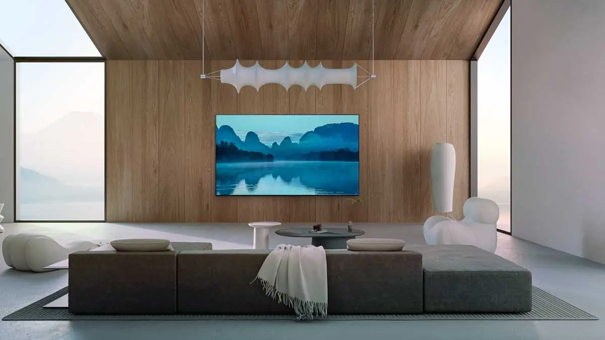Los nuevos televisores de Samsung se distinguen por su diseño sofisticado.