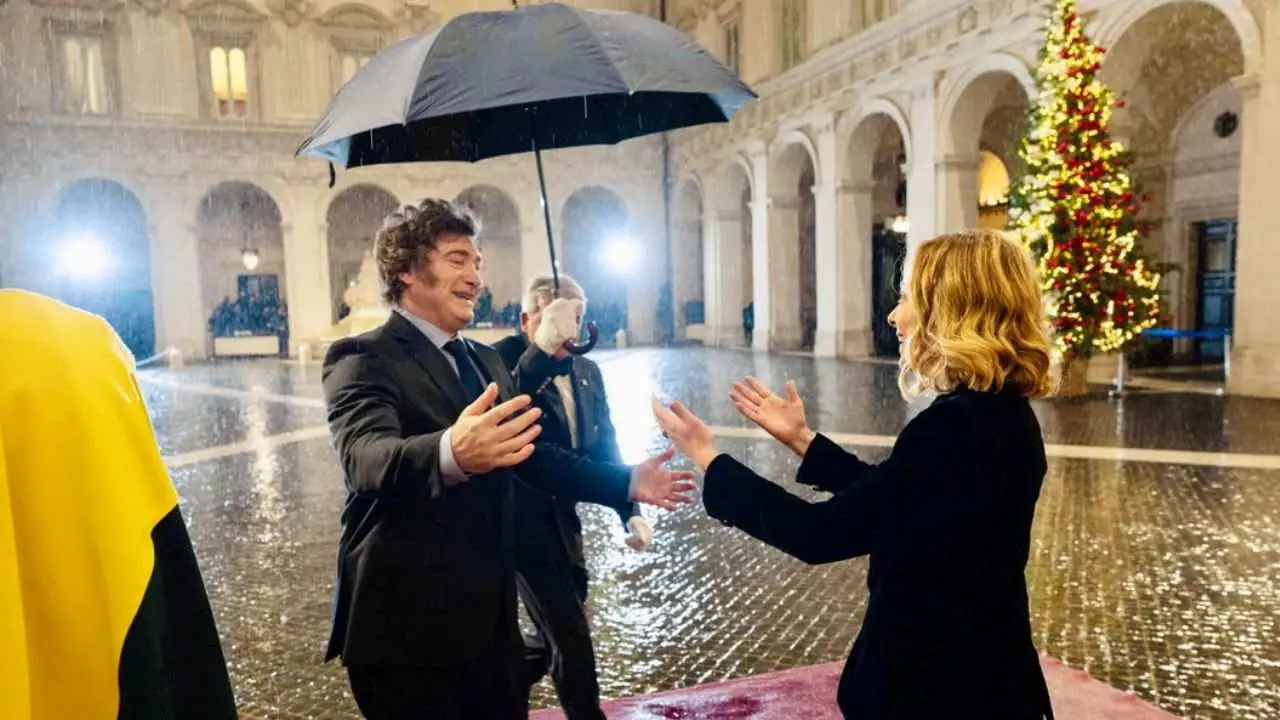 El encuentro entre Javier Milei y Giorgia Meloni