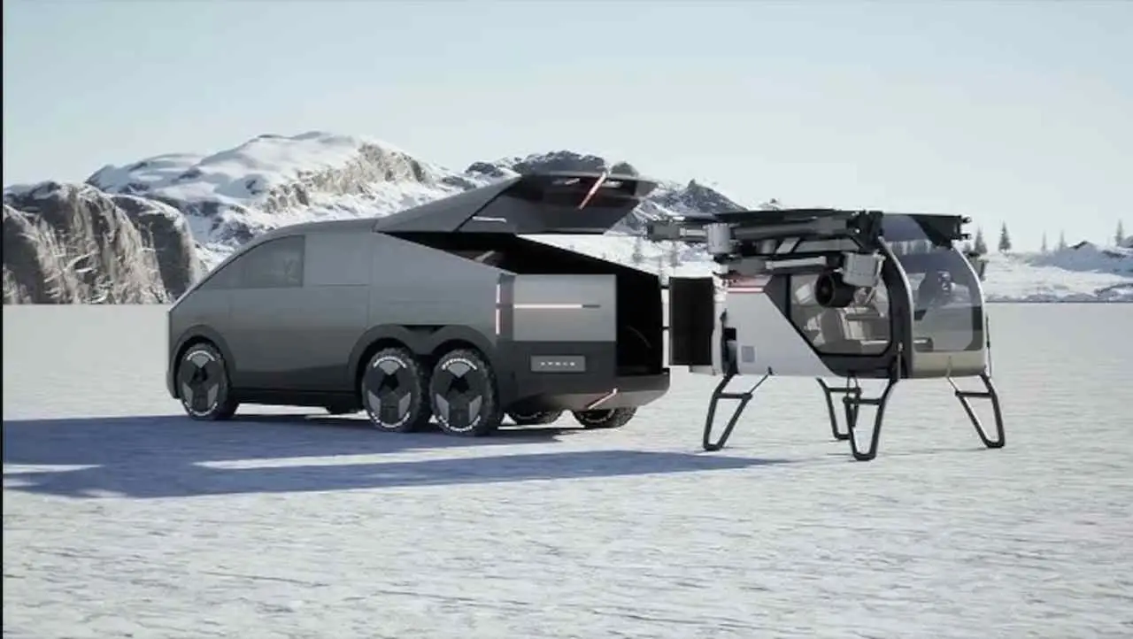 El vehículo de Xpeng AeroHT tiene en su interior un coche volador