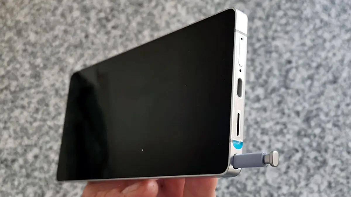 Lápiz óptico del Samsung Galaxy S25 Ultra.