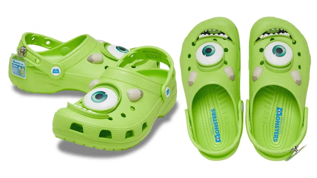 Así son las Crocs de Mike Wazowski, el personaje de Monster Inc