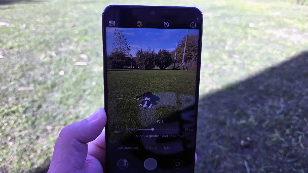 Aplicación de la cámara del Realme Note 50. 