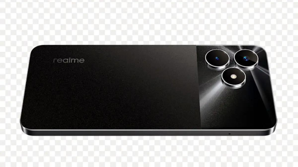 Parte trasera del Realme Nota 50.
