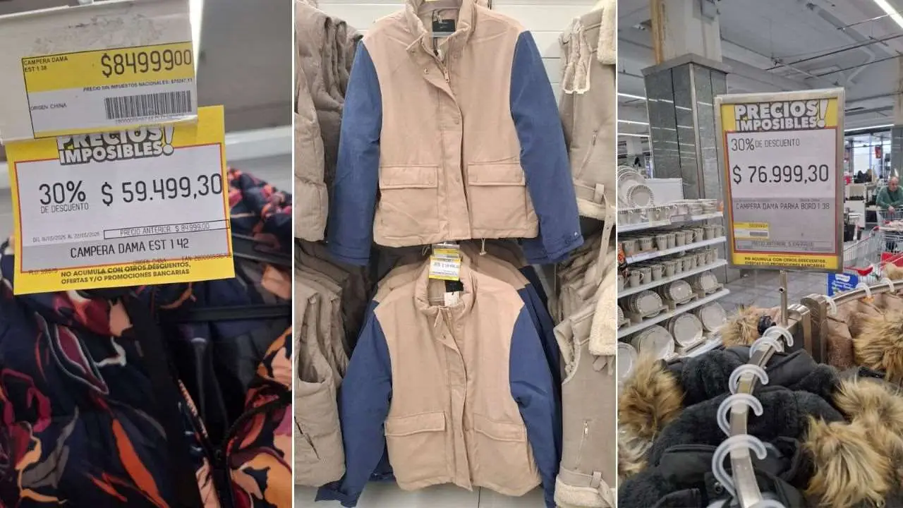 El supermercado Coto vende camperas, buzos y remeras baratas en mayo 2025