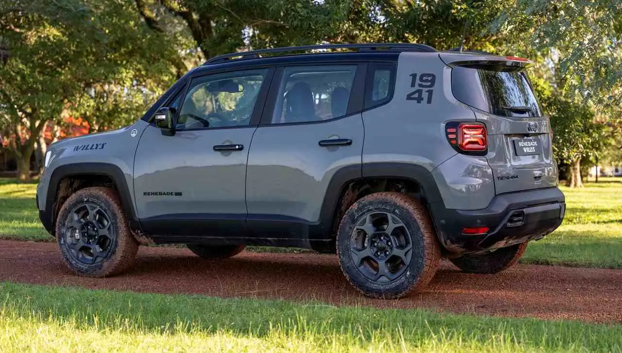 El Renegade Willys es la única versión 4x4 de la gama.