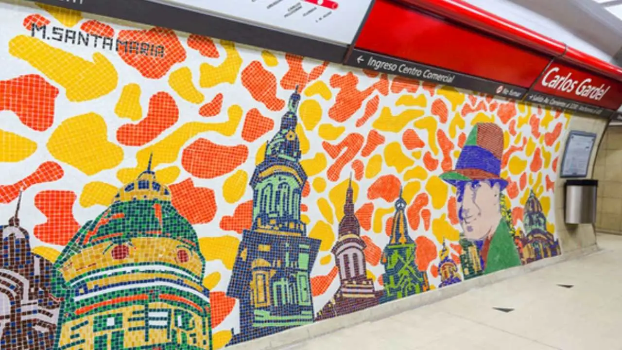 La estación Carlos Gardel, de la línea B de subte