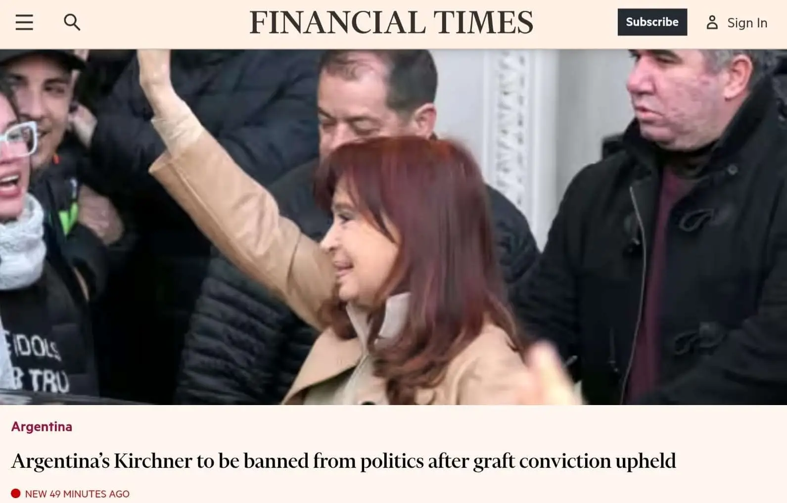 El Financial Times también