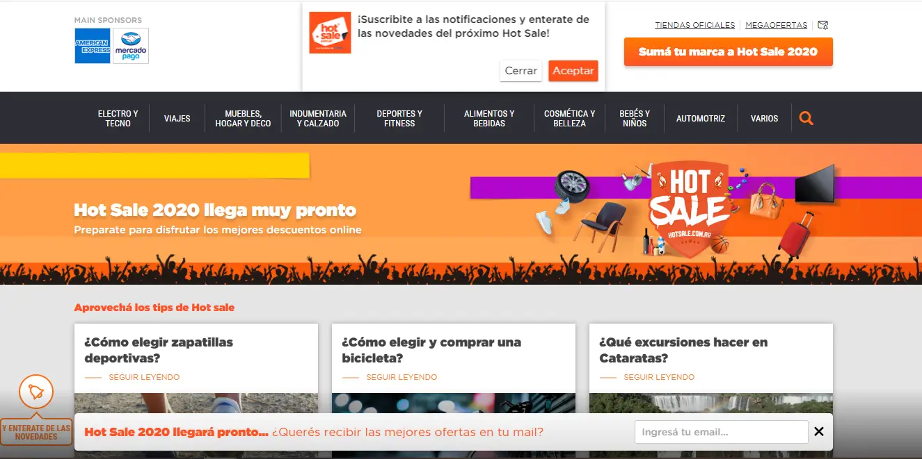 La cuarentena obligó a los organizadores a posponer dos veces la acción promocional de comercio electrónico