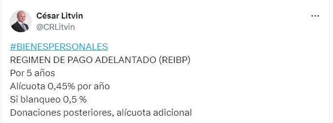 Bienes personales, esto marca el paquete fiscal