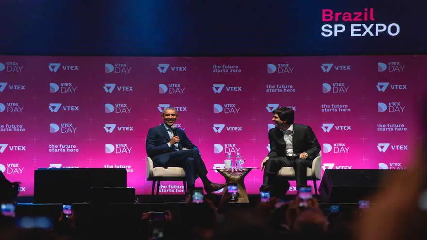 Barack Obama era habitualmente parodiado por los espacios que solía poner entre palabra y palabra para no cometer un desliz