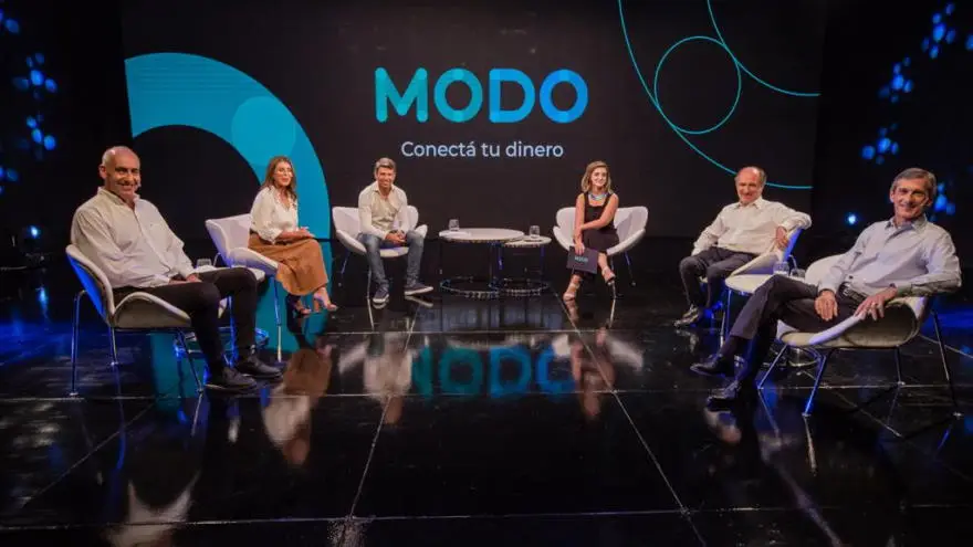 El titular de Banco Nación, Eduardo Hecker, estuvo presente en el lanzamiento de MODO 